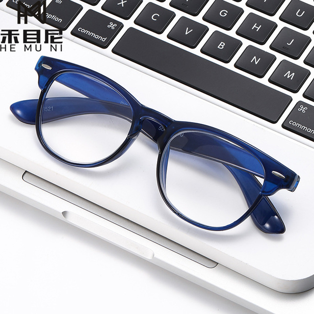 T03 Eyewear Retro Vintage TR90 Round Optical Frames Cheap Blue Light Blocking Computer Glasses