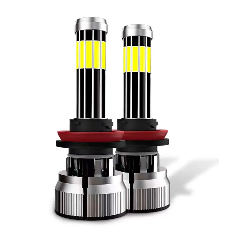 Lelanpu 360 Degree 10 Sides H1 H3 H7 H11 9005 9006 Auto Led Car Headlights Bulb H4 Lamp Auto Lighting 50W 8000LM