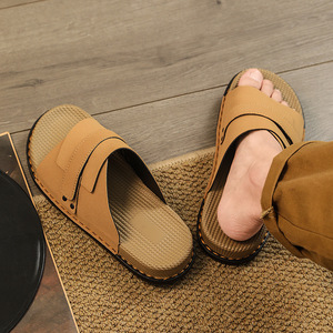 Men's for 2026 Summer New Style French-style Elegant Trendy All-match Casual Breathable Open-toe Non-slip <b>Slide</b> Sandals - Product Image 4