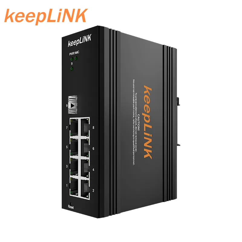 Managed Network Switch 36G Industrial Computer Software Management 8 Ports PoE Gigabit Network Switch
