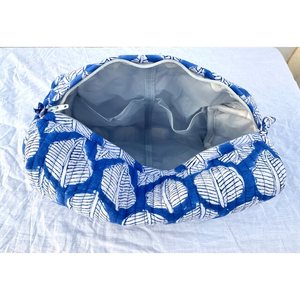 Bolsas de Cosméticos de Algodón Premium 2026, Ligeras, Estampadas a Mano, Bolsas de Aseo para Viajes, para Actividades al Aire Libre, para Sala de Estar Individual - Product Image 5