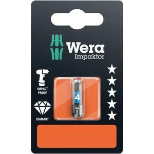 WERA - 05073904001 embouts hexagonaux Impaktor (emballage libre-service)-EAN 4013288158338 INSERTS POUR EMBOUTS DE VISSAGE - Product Image 1
