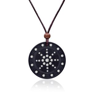 Liontin Energi Skalar Super Star <span class=keywords><strong>Quantum</strong></span> dengan Berlian CZ Hadiah untuk Anak-Anak Dilengkapi Kartu Ion Negatif - Product Image 1