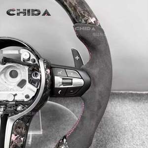 Volante de Fibra de Carbono Forjado Personalizado de Alta Calidad, Compatible con <span class=keywords><strong>BMW</strong></span> Serie 3 y 5 F10 F20 F30 F32 F07 X5 E70 E71 M3 M4 <span class=keywords><strong>M5</strong></span> - Product Image 5