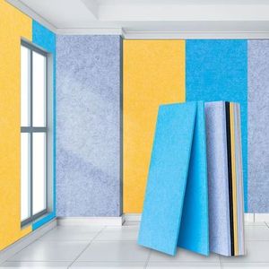 Panneau acoustique en feutre polyester recouvert de tissu pour l'<span class=keywords><strong>isolation</strong></span> phonique des intérieurs - Product Image 6