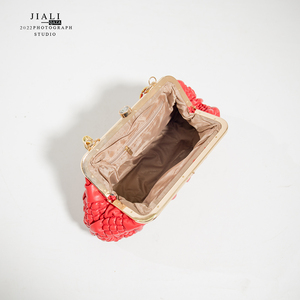 Jiali QAZA Borsa Vintage alla Moda Fai-da-Te dalla Cina Design all'Ingrosso Piccola Pochette in <span class=keywords><strong>Pelle</strong></span> per Donna Borsa <span class=keywords><strong>Nera</strong></span> - Product Image 5