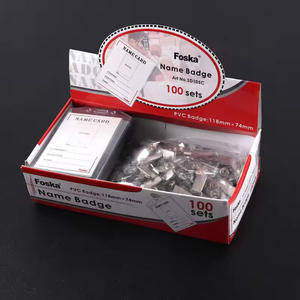 Porte-badges transparents anti-poussière en PVC flexible Foska pour infirmières, pour carte d'identité professionnelle, carte-clé et permis de conduire - Product Image 6