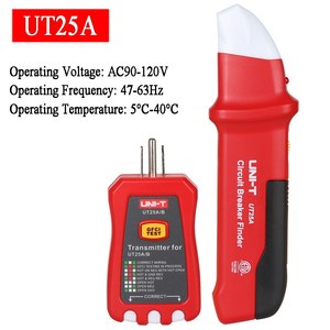 Kit de Herramientas Localizador de Fusibles UNI-T UT25A con Indicador LED, Probador Automático Profesional - Product Image 4
