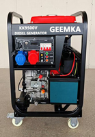 Nouveaux générateurs d'onduleur diesel portables de haute qualité 220V 380V 7KW 8KVA