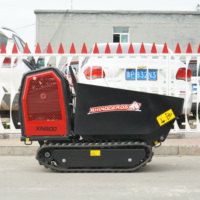 Mini-chargeuse sur chenilles Rhinoceros XN500 avec moteur Briggs & Stratton 10KW à essence, garantie 1 an, composants de transmission de haute qualité