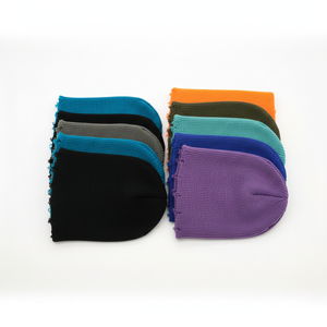 カスタムメイドのビーニー、ジャカード織り、卸売ニット、ダメージ加工、無地ビーニー、ロゴ入り、高級アクリル製大人用ビーニー帽 - Product Image 4