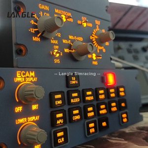 Panneau de commande radar météorologique, simulateur de vol OVH, panneau d'éclairage externe, simulateur de conduite TCAS, simulateur de course, Airbus A320 - Product Image 4