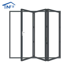 Casa su misura materiali da costruzione interni sottile Bifold porta orizzontale Bifold vetro porte Bi-fold - Product Image 2