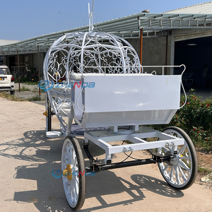 Carruaje de Calabaza de Princesa, Vehículo Turístico de Paseo, <span class=keywords><strong>Carroza</strong></span> de <span class=keywords><strong>Caballos</strong></span> de Hierro de Cuatro Ruedas, Accesorios <span class=keywords><strong>para</strong></span> Películas y Televisión, <span class=keywords><strong>Carroza</strong></span> de <span class=keywords><strong>Boda</strong></span> - Product Image 4