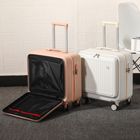 Valise de costume d'affaires rétro et solide Travel Land Designer Valise à roulettes pour femmes Valise personnalisée