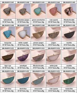 Liontin Bentuk Panah Kualitas Tinggi, Liontin Panah Obsidian Kristal Aate Alami, Kepribadian Wanita Dilengkapi Liontin Batu Mentah - Product Image 4