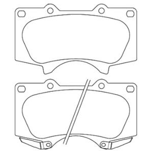 Pastilla de freno de cerámica SP2033 04465-60330 SN119P 04465-0K580 04465-0K390 Venta de fábrica para ToyotaFJ <span class=keywords><strong>CRUISER</strong></span> Hilux - Product Image 3