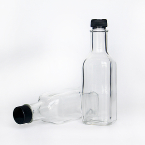 Personnalisé 250ml 300mlk 330ml Offre Spéciale Vide Woozy Bouteilles Carrées Cuisson Poivre Ketchup Sauce Bouteille avec Bouchon à Vis pour Cuisine - Product Image 1
