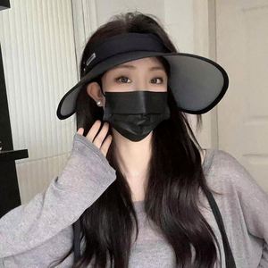 Sombrero de Sol Plegable Xj55 UPF50+ con Ala Ancha y Versátil para Mujer, Protección UV para Ciclismo de Verano - Product Image 3