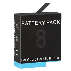 Volledig Compatibel Met Gopro 7 6 5 Oplaadbare Vervangende Batterij Standaard Capaciteit Volledig Decoderen Lithium Batterij