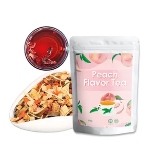 OEM private label Bulk loose leaf tea bag Peach Flavor fruit blend tea