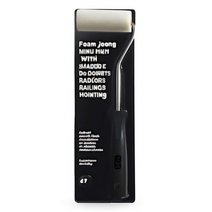 <b>Foam</b> Sponge <b>Mini</b> Paint <b>Roller</b> With Handle For Smooth Finish On Doors Cabinets Radiators Railings Hobby Painting - Product Image 2