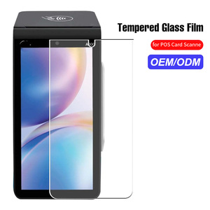 Película de vidrio templado para escáner de tarjetas POS 9H antiarañazos 2.5D OEM ODM con logotipo personalizado - Product Image 1
