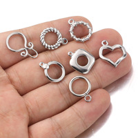 Fermoirs à bascule en acier inoxydable pour collier bracelet bijoux à bricoler soi-même faisant des accessoires