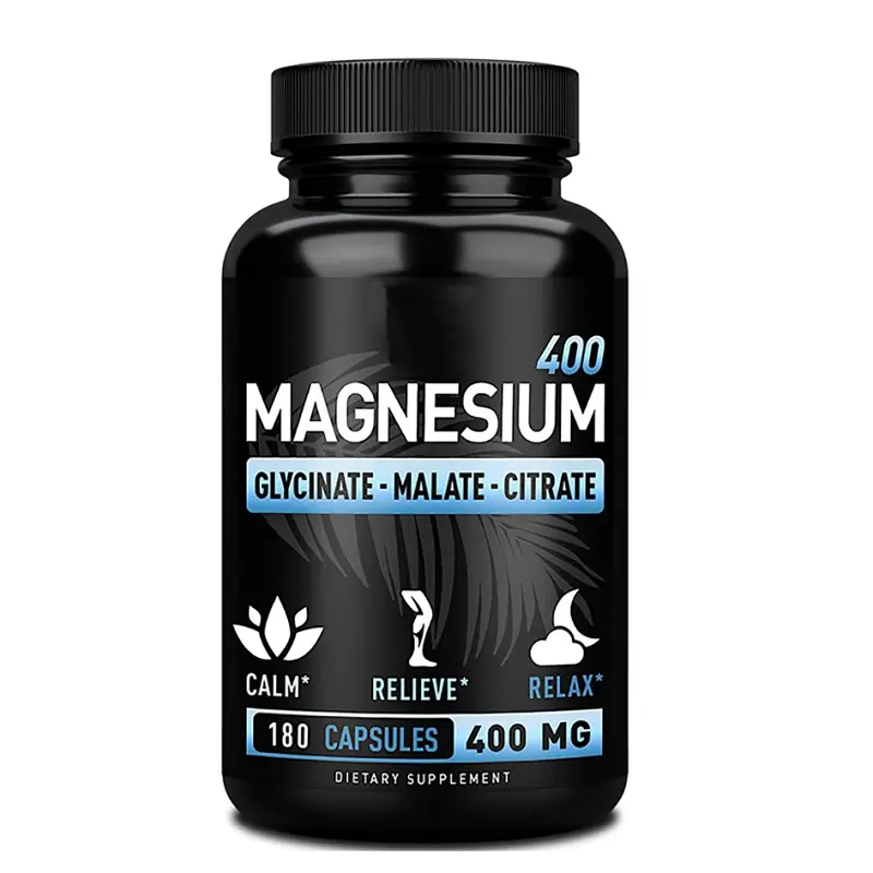 OEM Calcium Magnesium Zinc Vitamin D Oxide Threonate Malate L Threonate Complex Glycinate Magnesium Sitrat Tablet Pil Kapsul