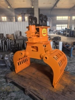 Pince hydraulique robuste SLN pour excavatrice, multi-usages, haute force de maintien 5-8 tonnes, garantie 1 an, pour l'exploitation forestière et la manipulation de roches