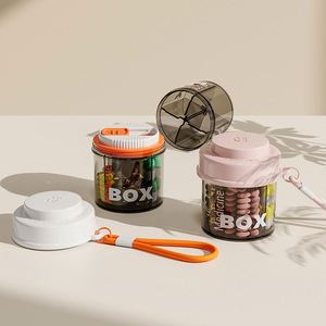 Caja de Medicamentos Portátil de Plástico con Compartimentos, Mini Organizador de Viaje Multifuncional, Éxito de Ventas Internacional - Product Image 3