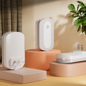 Veilleuse à détecteur de mouvement en promotion, lumière blanche chaude 2700K, 3 niveaux de luminosité, prise murale LED pour chambre d'enfant - Product Image 6