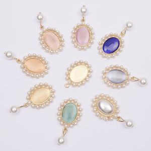 Manying oeil de chat perle pendentif alliage bijoux accessoires chaussures et vêtements pâte cheveux matériaux en gros - Product Image 5