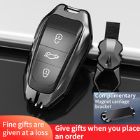 Coque de protection pour clé de voiture intelligente en métal pour Peugeot 308 408 508 2008 3008 4008 5008 Citroen C4 C4L C6 C3-XR Picasso DS3 DS4 DS5