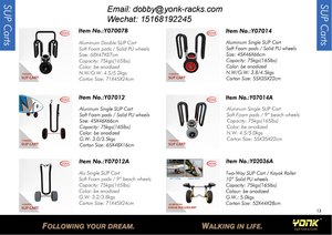 Chariot de surf Yonk, chariot de SUP, porte-SUP - Product Image 6