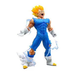 Sur Mesure 27cm Goku Super Saiyan 3 Dragon Modèle Poupées Anime Figurines Pvc Statue Modèle Figurine Jouets