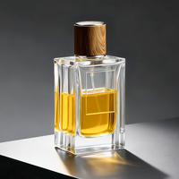 Flacon de parfum en verre durable et élégant de 50 ml avec revêtement de protection UV