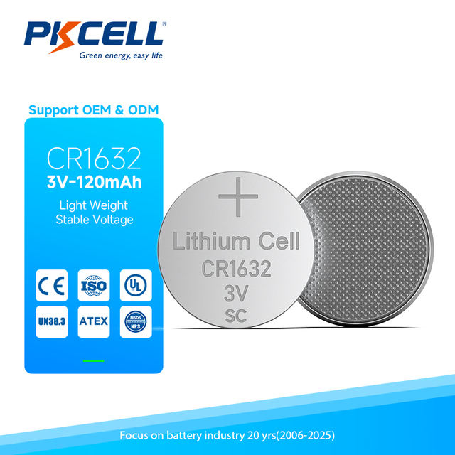 Optimal Energy CR1632 3V Lithium Button Cell Battery Integrated Safety for Specialized Security Alarm Hardware Set