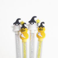 Bolígrafo de Lujo O&Q Estilo Halloween con Tinta Azul, Ancho de Escritura de 0.7mm, Plástico, Impresión de Logotipo Personalizado, Novedad
