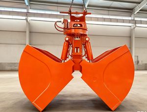 Fabrik Großhandels preis Langlebiges Schaukel material Handing Clam shell Bucket Bagger kran Hydraulischer Greifers chaufel - Product Image 4
