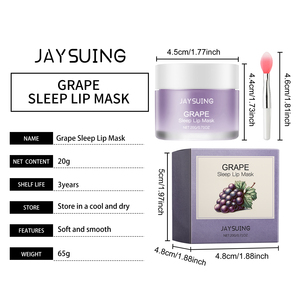 Mascarilla labial hidratante Grape An, cuidado suave, color labial ligero, retención de agua, labios sedosos y frescos. - Product Image 2