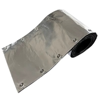Durable et résistant aux hautes températures 1000 ℃   Manchons isolants thermiques pour câbles, protections de câbles, manchons à bouton