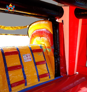 Château gonflable à thème soirée cinéma avec toboggan - <span class=keywords><strong>Maison</strong></span> de jeu gonflable cinéma popcorn pour enfants, fête commerciale en plein air - Product Image 6