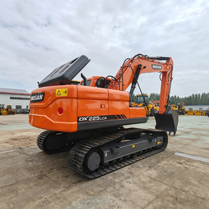 Excavatrice sur chenilles hydraulique Doosan DX225 de 22 tonnes, machine de terrassement lourde pour travaux de construction, à vendre - Product Image 1