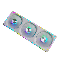 Ventilateur de refroidissement pour boîtier d'ordinateur de jeu Manmu SFS-40 120 mm ARGB à roulement fluide, kit de 3 ventilateurs silencieux sans câble pour PC, 120 mm