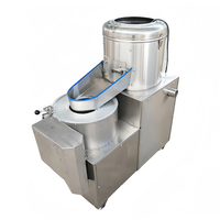 Hoogrenderende Multifunctionele Aardappelwasmachine En Snijmachine