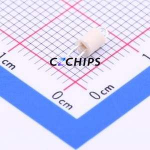 5002 Test Point / Test Loop Connector <b>Pin</b> Type (Through <b>Board</b>) <b>White</b> 2.5mm - Product Image 2