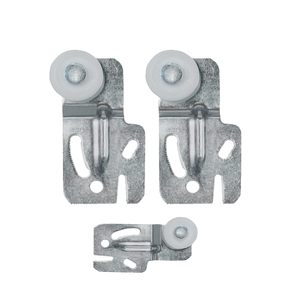 Kit de quincaillerie pour <span class=keywords><strong>porte</strong></span> coulissante sur mesure – Supports en acier, vis, boulons, écrous, rondelles – Pièces de quincaillerie pour <span class=keywords><strong>porte</strong></span> coulissante - Product Image 5