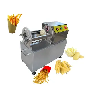 Macchina da taglio automatica per tagliatrice di patatine fritte di frutta a strisce di verdure affettatrice per patatine fritte