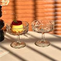 Hoge glazen ijscoupe, Instagram yoghurt fruitpudding ijscoupe